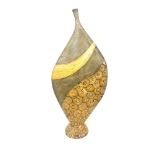 Large decorative pomegranate vase, approximate height 90cm by 44cm
