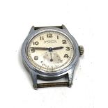 Vintage military style Pronto 17 jewel gents wristwatch,the watch is ticking but no warranty given