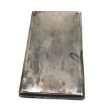 Aspreys Silver cigarette case weight 193g clasp broken