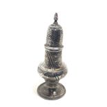 Antique Georgian silver pepperette shaker measures height 13.5cm London silver hallmarks weight 74g