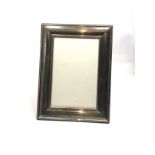 Vintage silver picture frame measures approx 20cm by 15cm