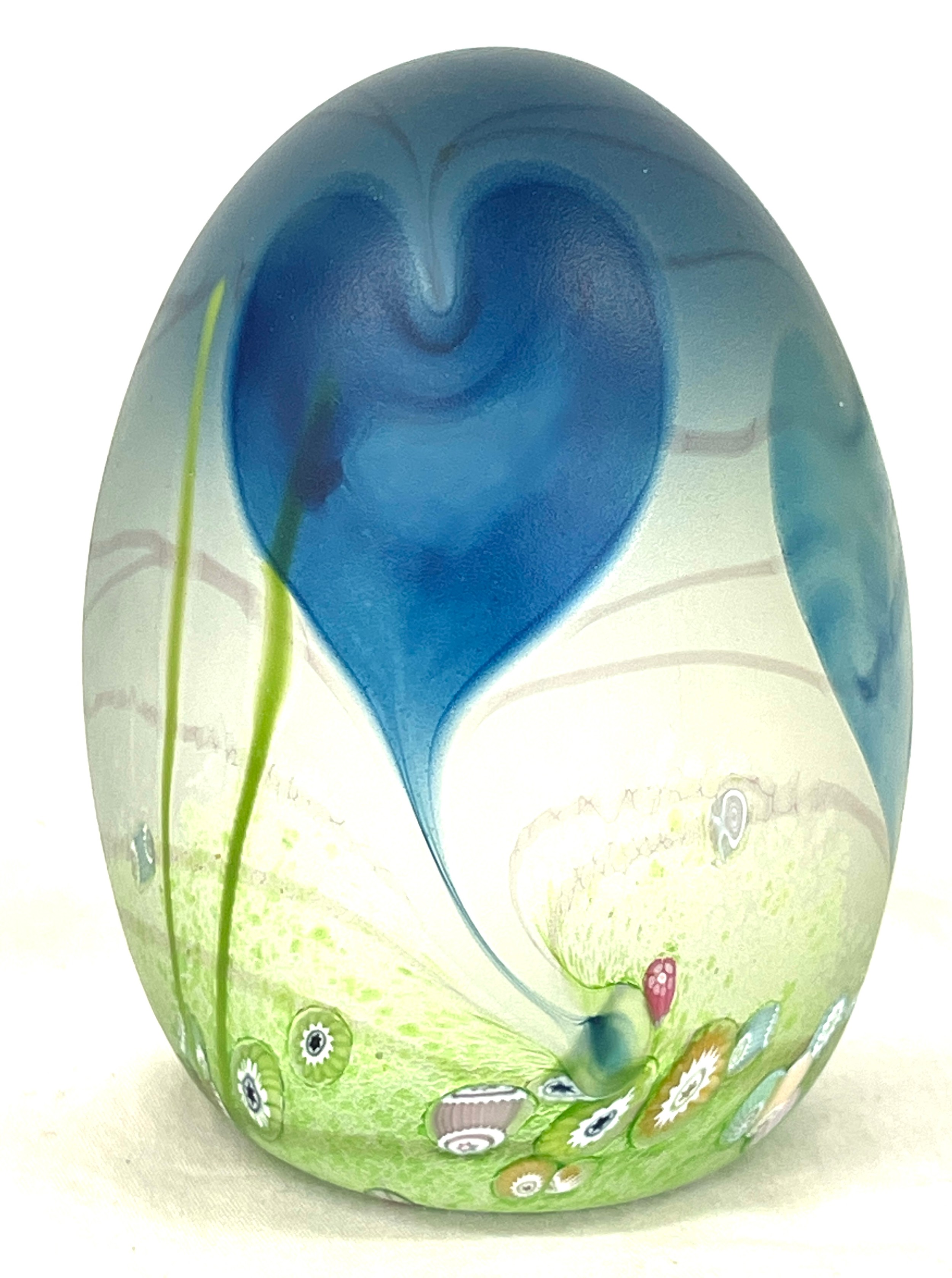 Signed satin glass Caithness Scotland Juliet paperweight, limited edition 12/500 - Image 6 of 6