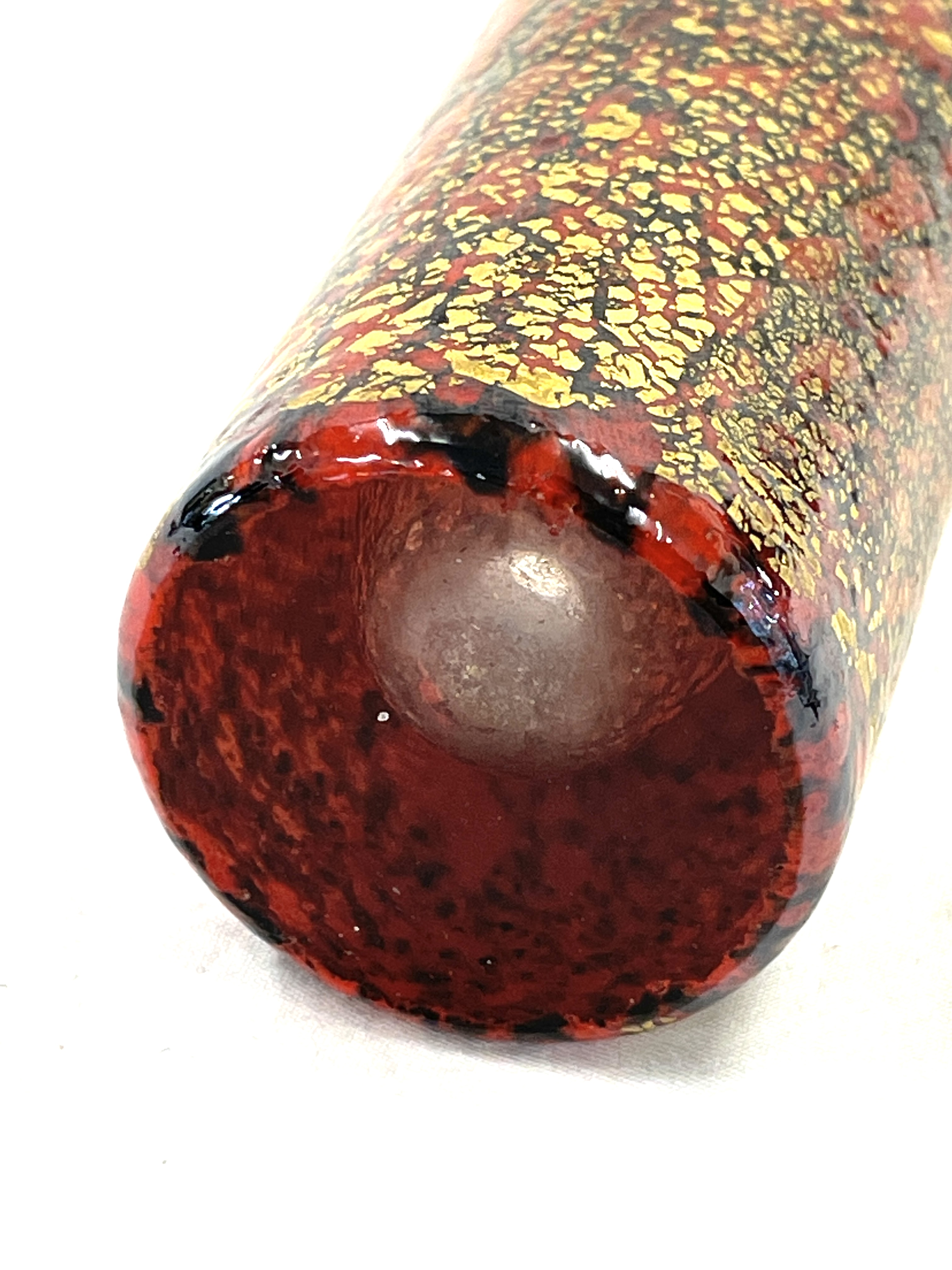 A very rare Isle of Wight Studio Glass 'Firecracker' cylinder vase, designed by Timothy Harris in - Image 5 of 7