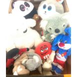 Selection of assorted teddy bears to include TY etc