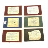 Selection of 6 midwives registers