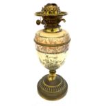 Converted oil lamp