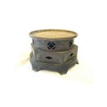 Antique Chinese bronze Censer / vase stand, approximate measures