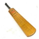 Vintage Leicestershire Cricket bat 1983 John Steele Benefit year 1983, signed by Roger Tolchard,