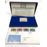 Vintage Boxed limited edition the silver jubilee commemorative stamp edition includes 4 official