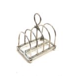 Antique silver toast rack weight 92g
