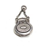 Antique victorian silver handbag / purse locket pendant
