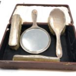 Antique Silver brush set