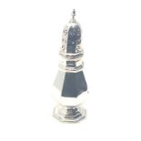 Silver sugar caster Sheffield silver by mappin & webb hallmarks measures approx height 16.5cm weight