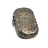 Antique Silver vesta case