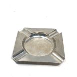 Vintage silver cigarette ashtray London silver hallmarks by mappin & webb weight 97g