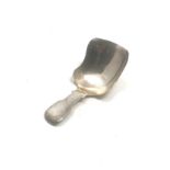 Antique Victorian silver tea caddy spoon