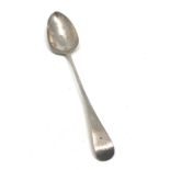 Antique Georgian silver basting spoons measures approx 30cm long weight 90g