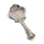 Victorian silver tea caddy spoon