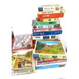Large selection of assorted puzzles etc