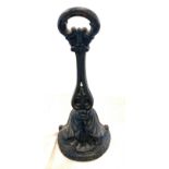 Vintage cast iron door stop, Baldwin 10 on the back