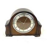 Vintage Smiths 3 key hole Westminster chime mantel clock, untested