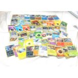 Selection of Pokemon collectors cards, Rev Halo, approximately 90