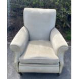 Antique horsehair filled arm chair