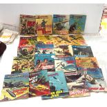 Selection of Commando war stories in pictures comics , approximately 54