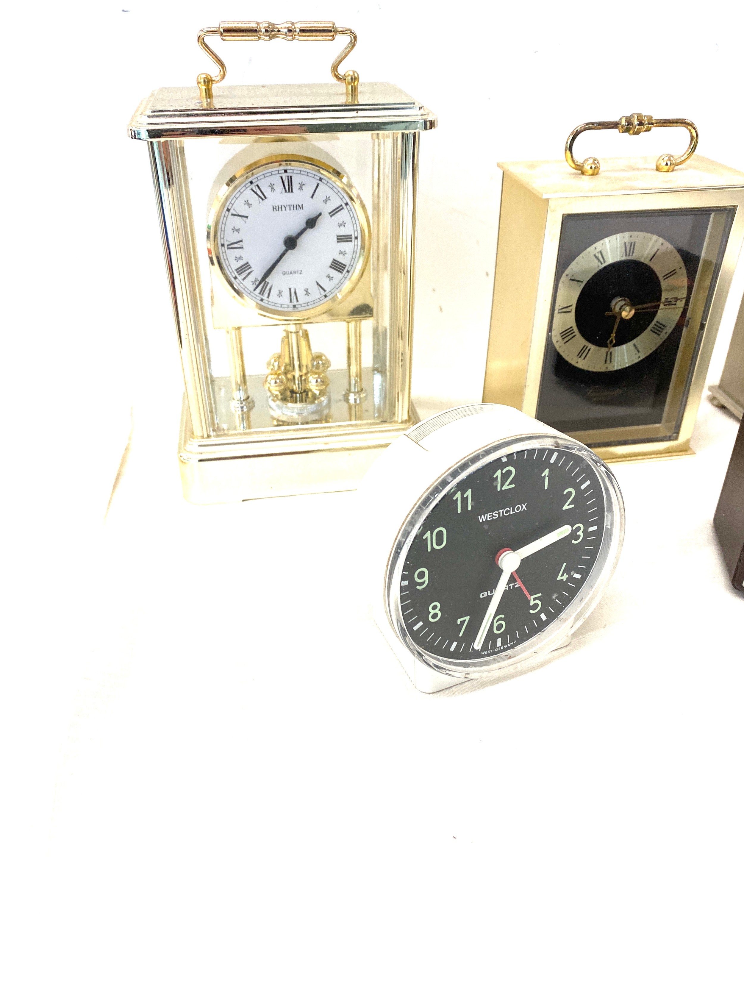 Selection of 5 mantel clocks etc, untested - Image 3 of 5