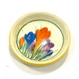 Claire Cliff Bizarre Crocus pattern pin / trinket dish, good overall condition