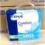 2 Boxes of 180 Tena Comfort mini pads (180 in each box 6 x 30)