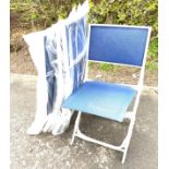 4 Brand new matching folding garden chairs