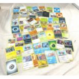 Selection of Pokemon collectors cards, Rev Halo, approximately 90