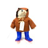 Vintage Paddington bear, with blue wellies, overall height 20 inches