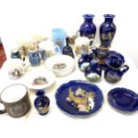 Selection of miscellaneous items to includes pottery etc