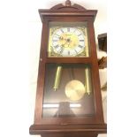 2 Key hole Robert Grant wall clock - untested