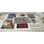 Selection of vintage WWII remembered posters, approximate poster measures 12 x 16 inch