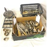 Large selection of silver plated cutlery