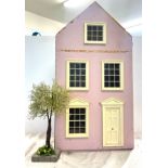 Unfurnished vintage dolls house, approximate measurements: Height 29 inches, Width 15 inches,