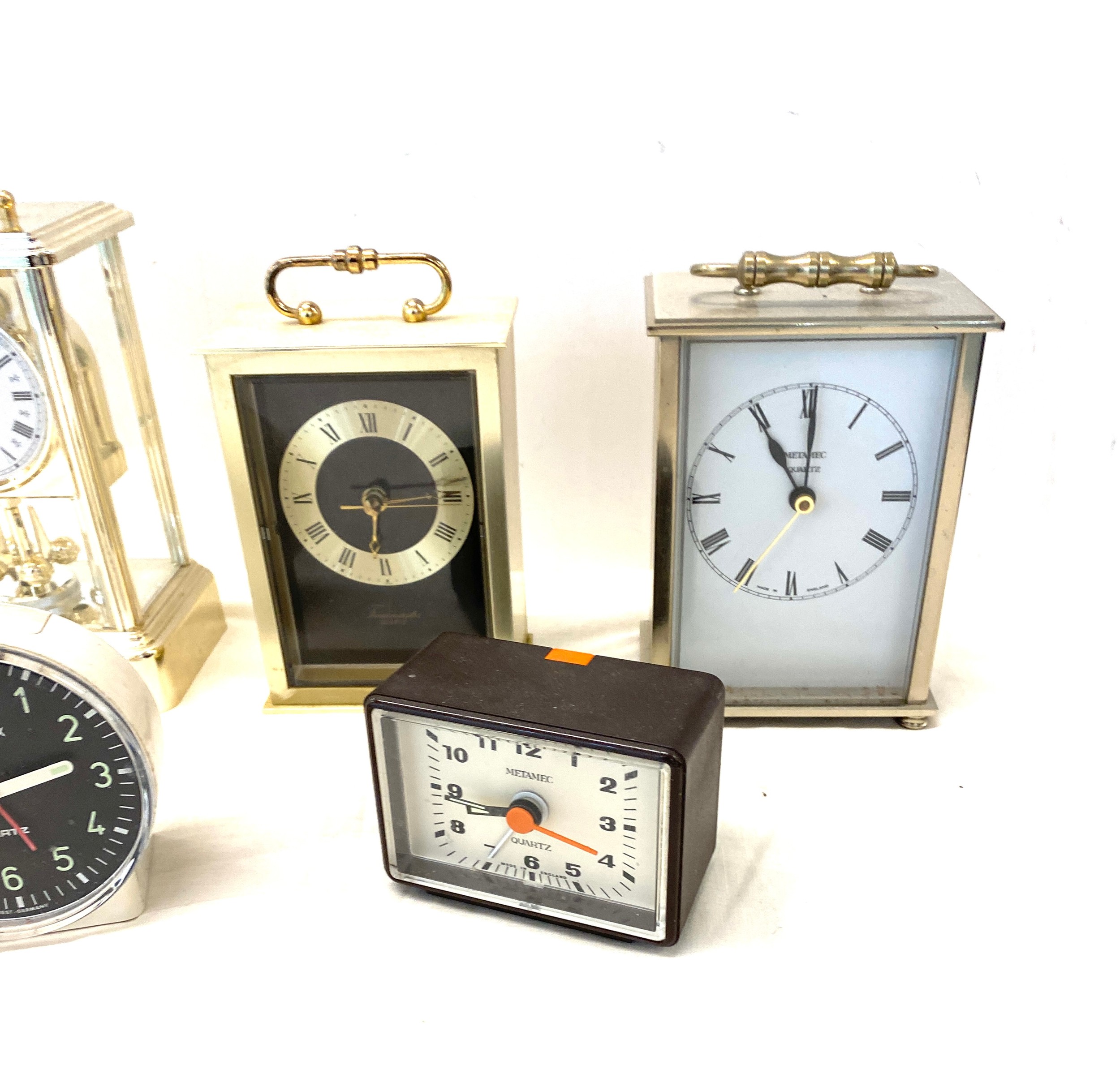 Selection of 5 mantel clocks etc, untested - Image 2 of 5