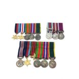 Selection 3 groups of miniature medals