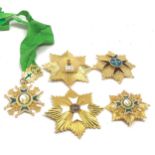 5 x neck -breast jewels /medals inc order of st Lazarus & order of st raphael etc