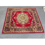 Grosvenor rug, approximate measurements: 56 inches sqaure