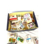 Selection of assorted cigarette and tea cards