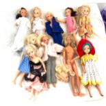 9 vintage Sindy dolls and bionic woman