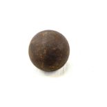 Large antique cannonball