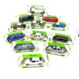 12 Corgi Mobile boxed cars