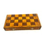 Cased vintage wooden chess set