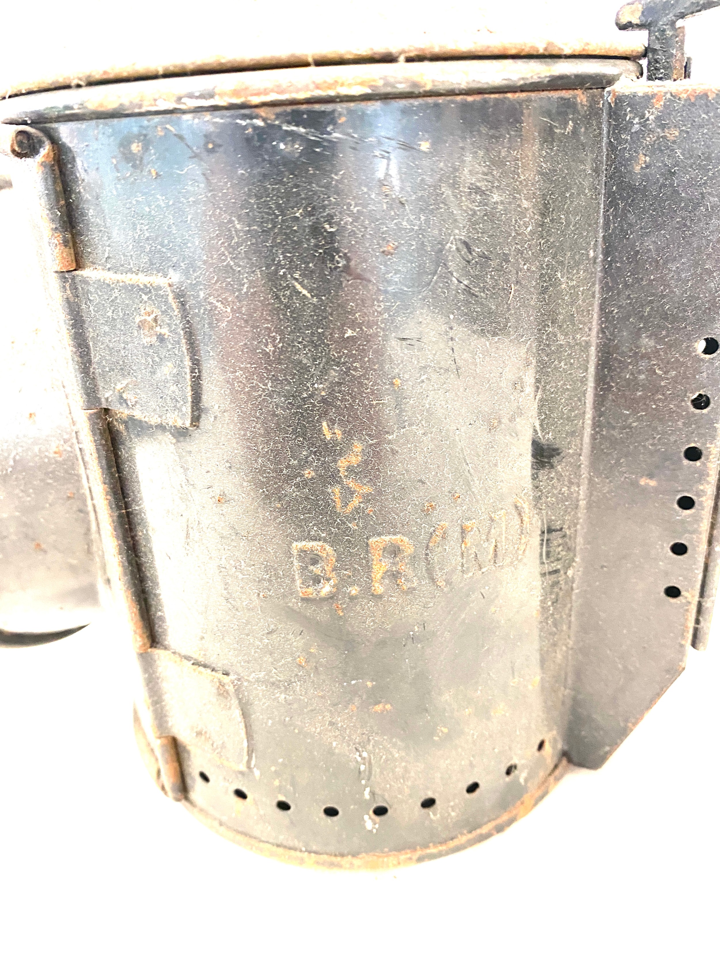 Vintage British rail midland line railway lamp - Image 3 of 4