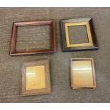Large selection of vintage wooden frames largest measures approx 22.5" wide by 26" tall